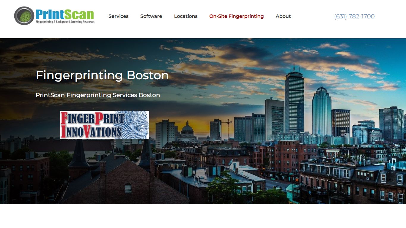 Fingerprinting Boston | Live Scan Fingerprinting Services | PrintScan
